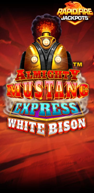 Almighty Mustang Express White Bison RF in topjackpots_at