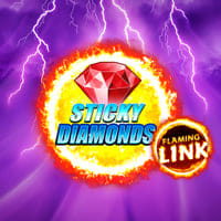 Sticky Diamonds Flaming Link in All Slots